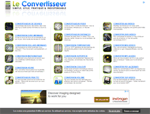 Tablet Screenshot of le-convertisseur.com